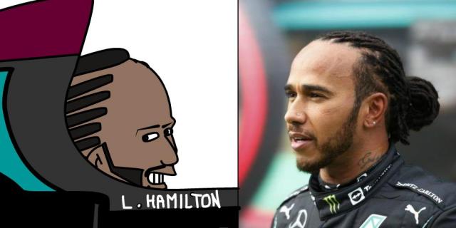 Lewis Hamilton (Formula one pilot driver not affiliated to Tag HEUER but Verstappen ‘s rival).jpg